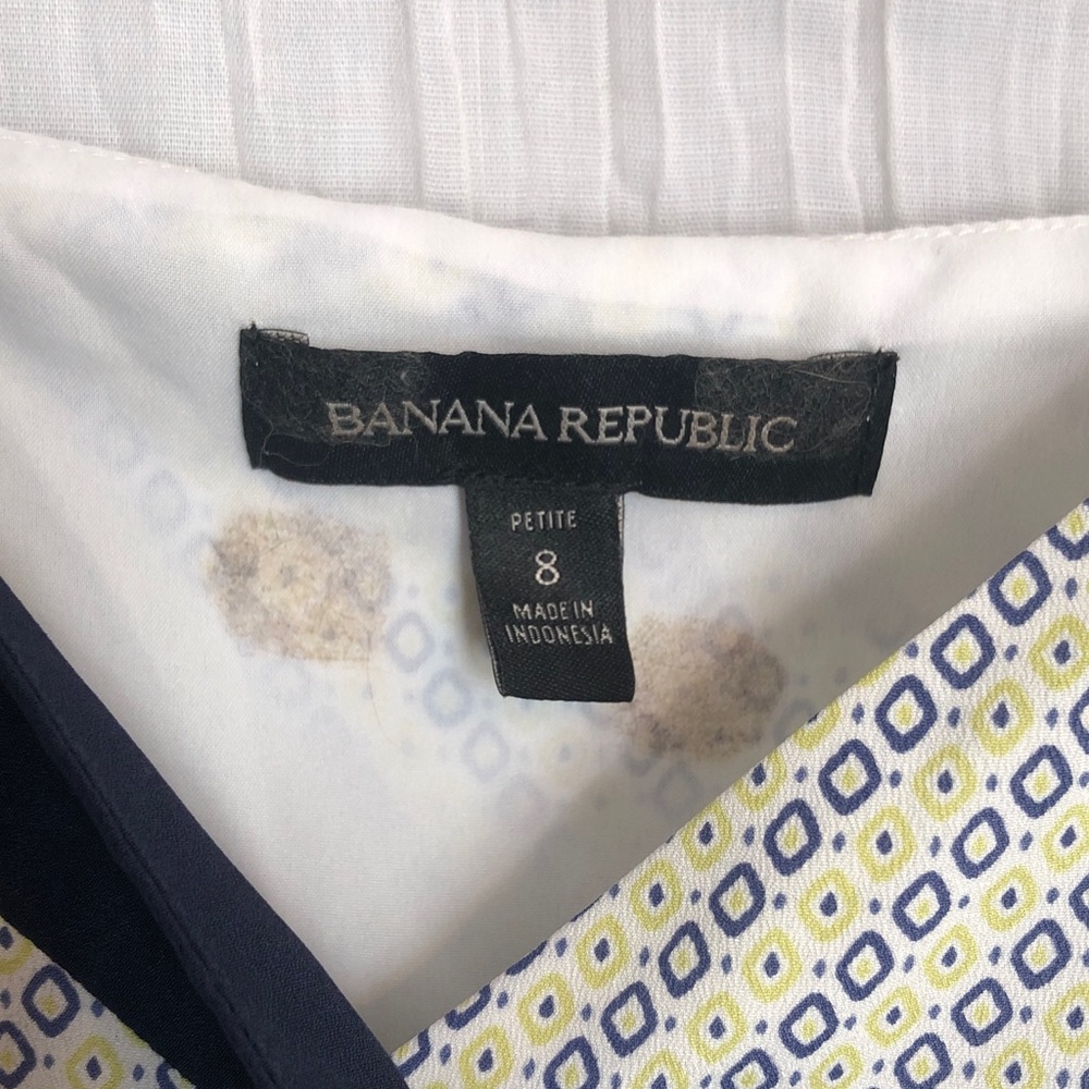 BANANA REPUBLIC size 8 halter top asymmetric hem high low summer dressy dress - Picture 10 of 12